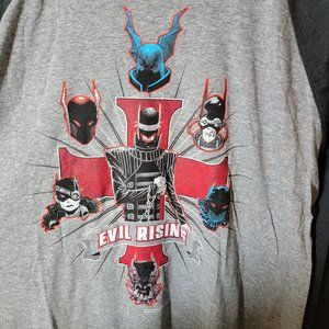 New Graphitti Designs, Evil Rising, Dc Comics Metal, Grey Baseball Shirt S